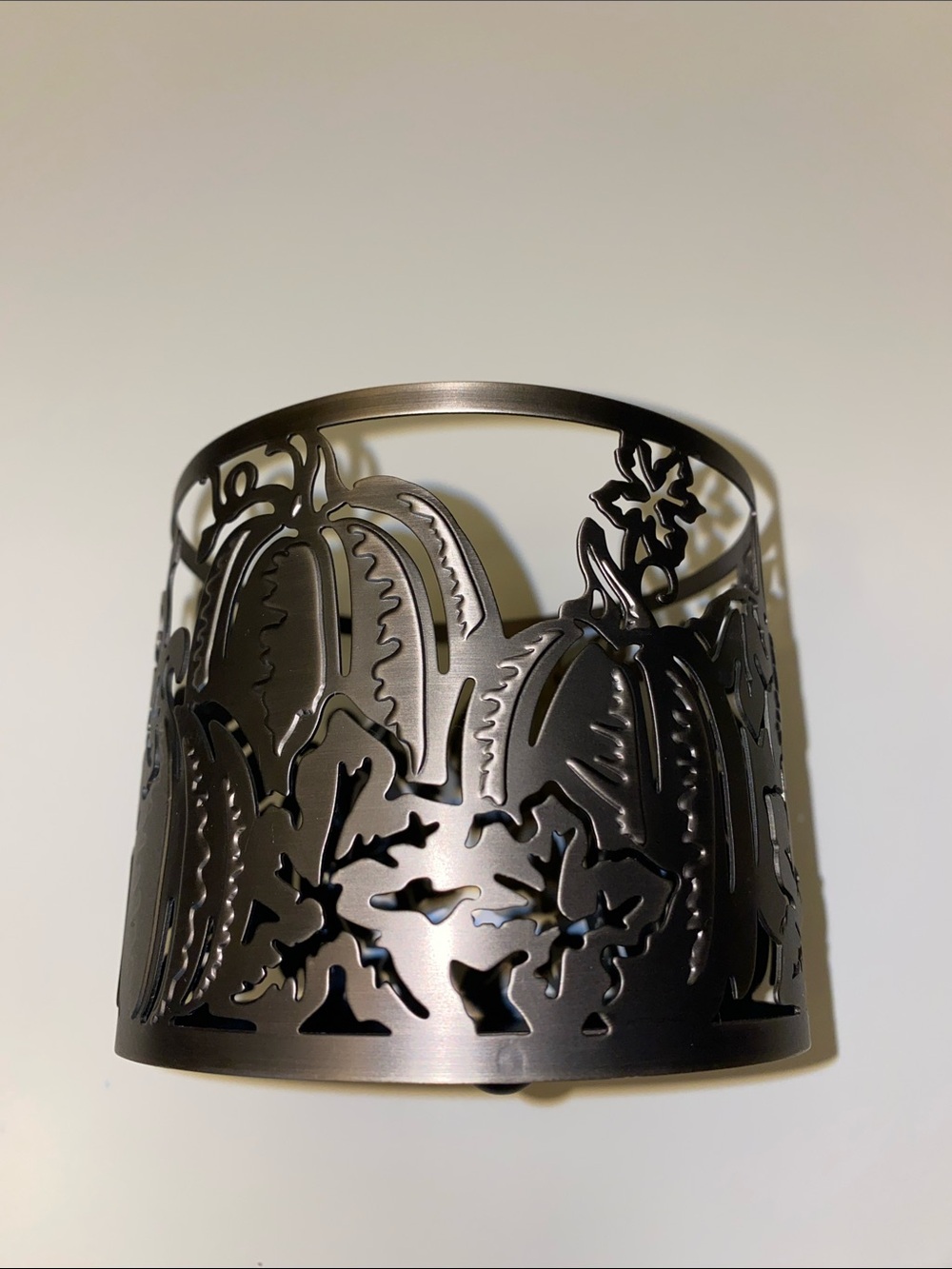 Bath & Body Works Metal Pumpkin Candle Holder
